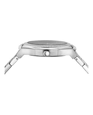 Pre-owned Versace Versus  Mens Echo Park Multifunction Stainless Steel 42mm Bracelet
