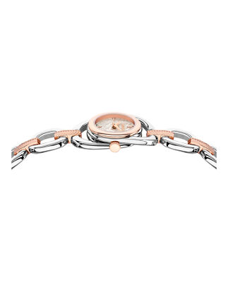 Pre-owned Missoni Womens  Gioiello Two Tone 22mm Bracelet Fashion Watch