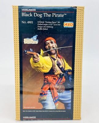Testors HSO Model Master Black Dog The Pirate 1:8 Resin Model Kit 4901 New