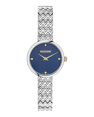 Pre-owned Missoni Womens  M1 Two Tone 29mm Bracelet Fashion Watch