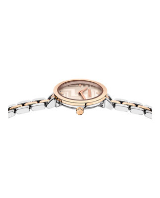 Pre-owned Missoni Womens  Petite Two Tone 25mm Bracelet Fashion Watch