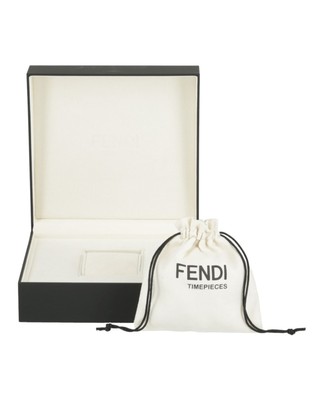 Pre-owned Fendi Womens Forever  Two Tone 19mm Bracelet Fashion Watch