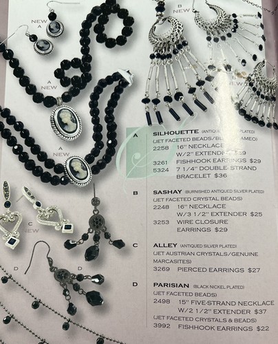 Premier Designs Jewelry Silhouette Cameo Pierced Earrings New