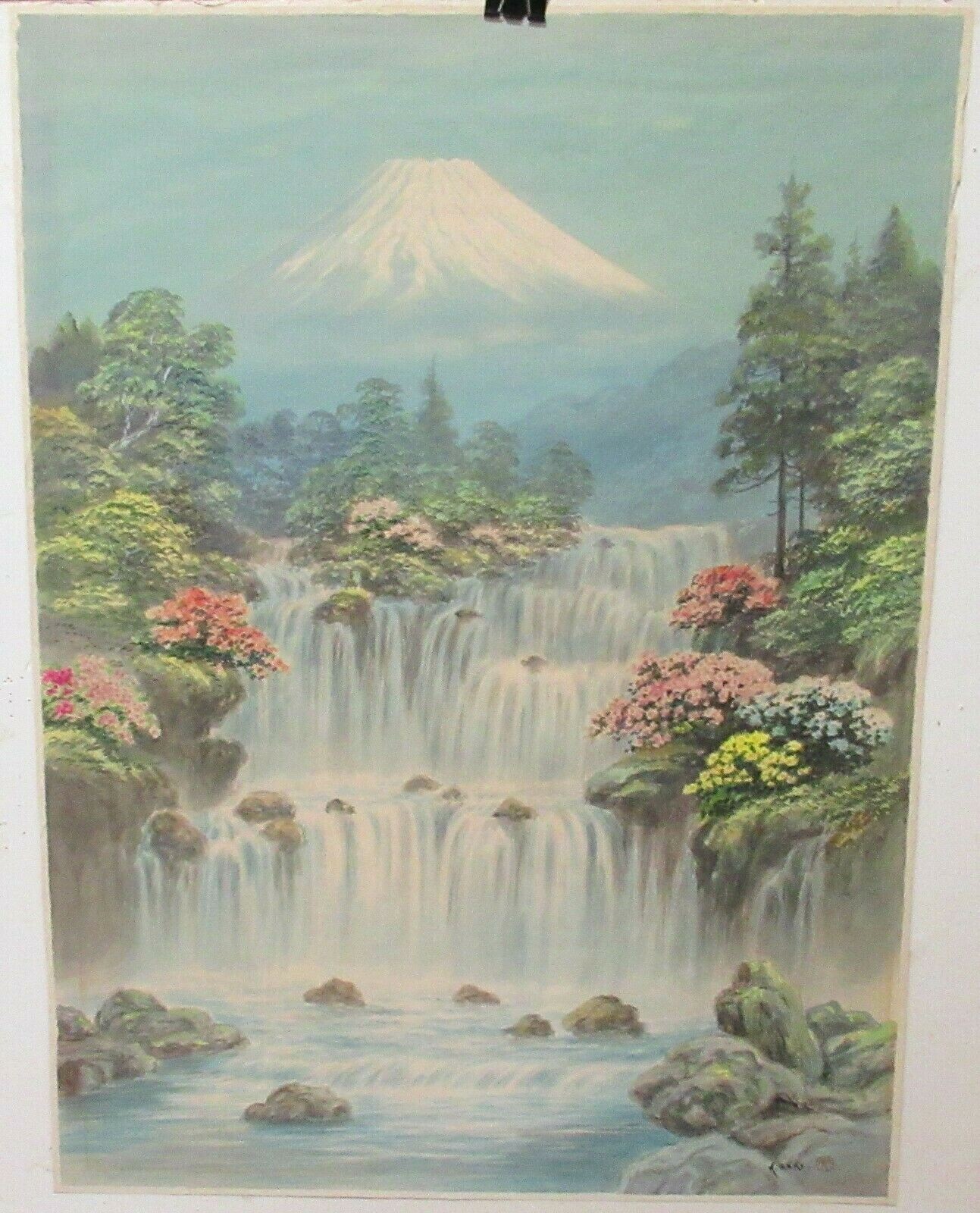 河盛好昭 『秋』 油彩画 F4 河盛好昭 『秋』 油彩画 F4 河盛好昭 『秋』 油彩画 F4 （