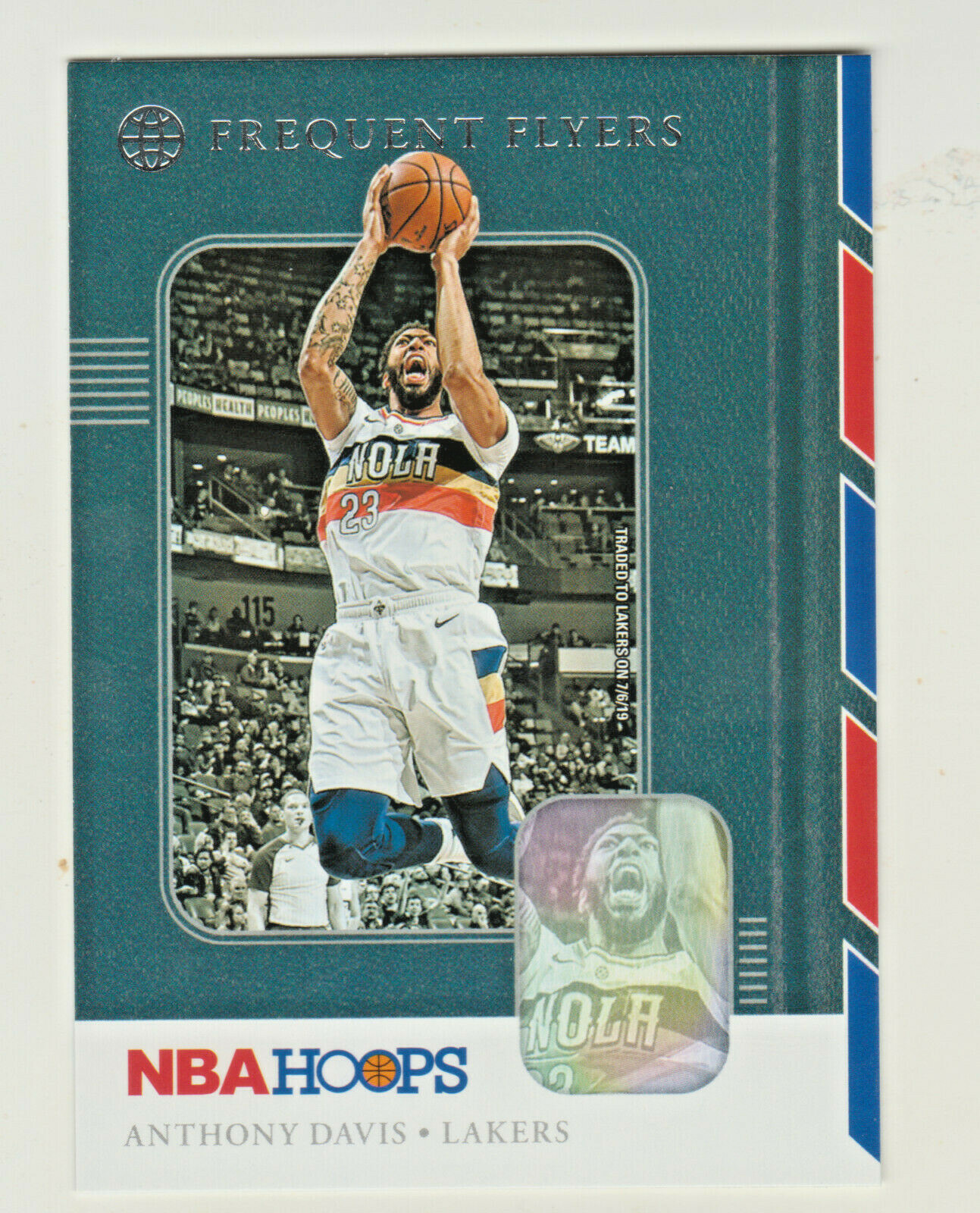 2019-20 Panini NBA Hoops FREQUENT FLYERS #2 ANTHONY DAVIS