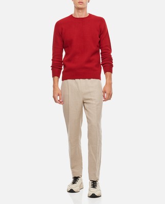Pre-owned Drumohr Crewneck Wool Sweater In Red
