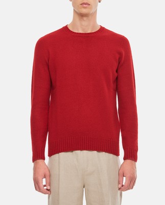 Pre-owned Drumohr Crewneck Wool Sweater In Red