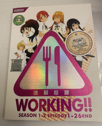 Working!! 2 DVD Set Season 1-2 Episode 1-26 | eBay