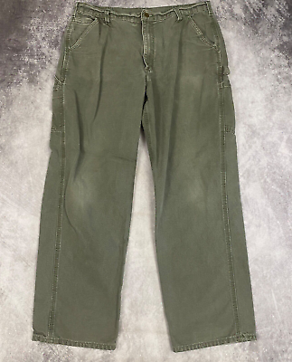 Carhartt B11 MOS Men s Size 38x32 Green Loose Original Fit