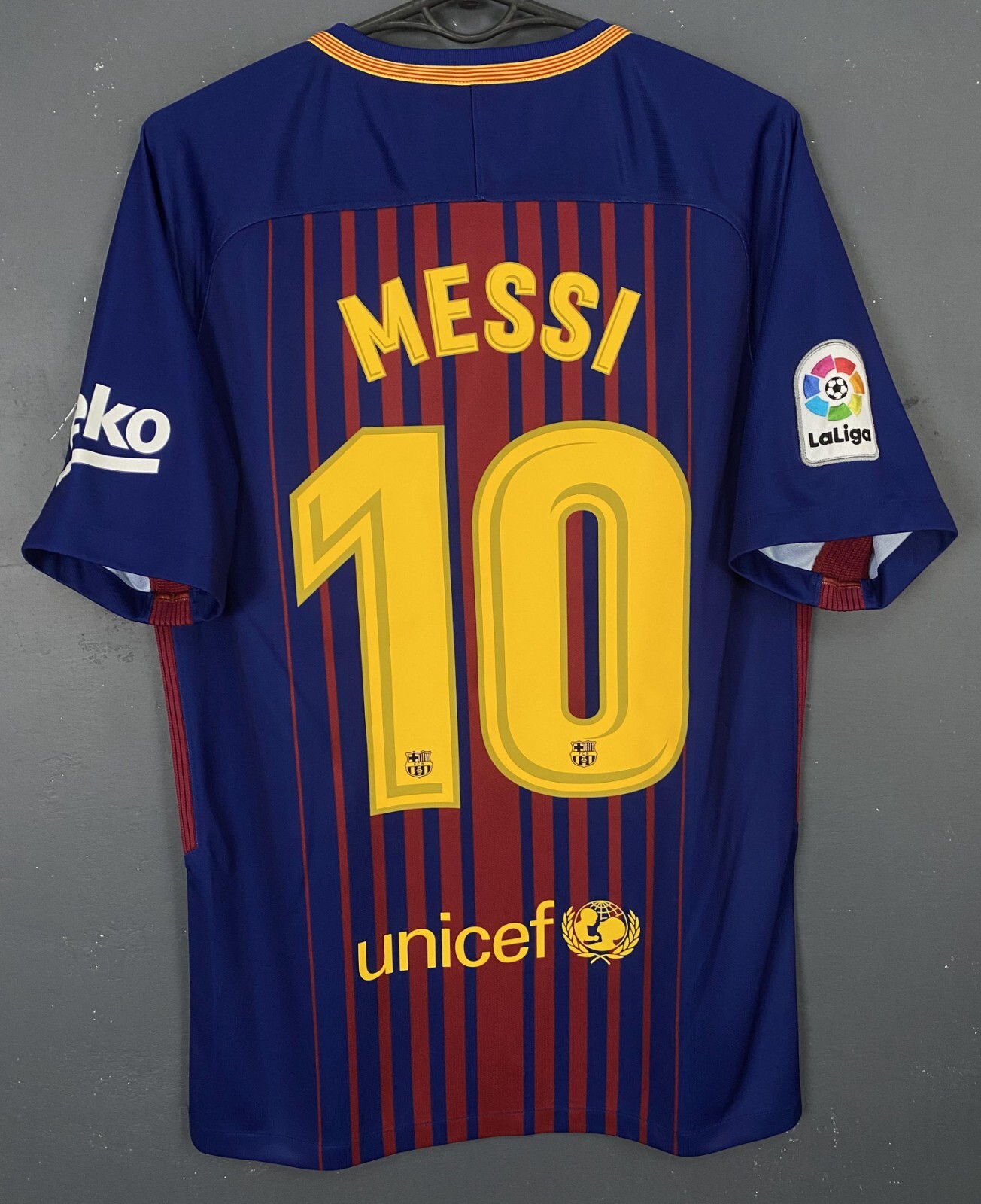 FC Barcelona Messi 10番ジャージ MENS LIONEL MESSI #10 FC BARCELONA 2017/2018 FOOTBALL SOCCER