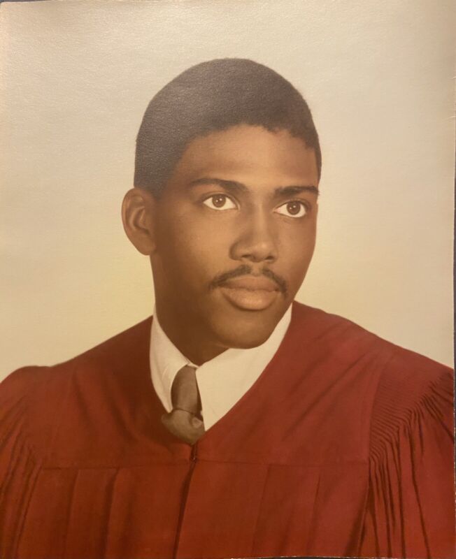 Vintage 1970s African American College Graduate NYC  8 x 10 Original Photo