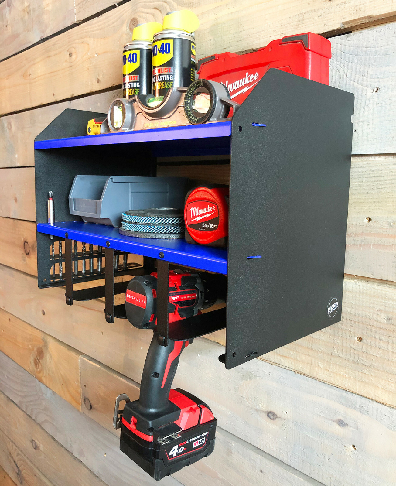 MegaMaxx Power Tool Storage Unit Wall Mountable & Garage
