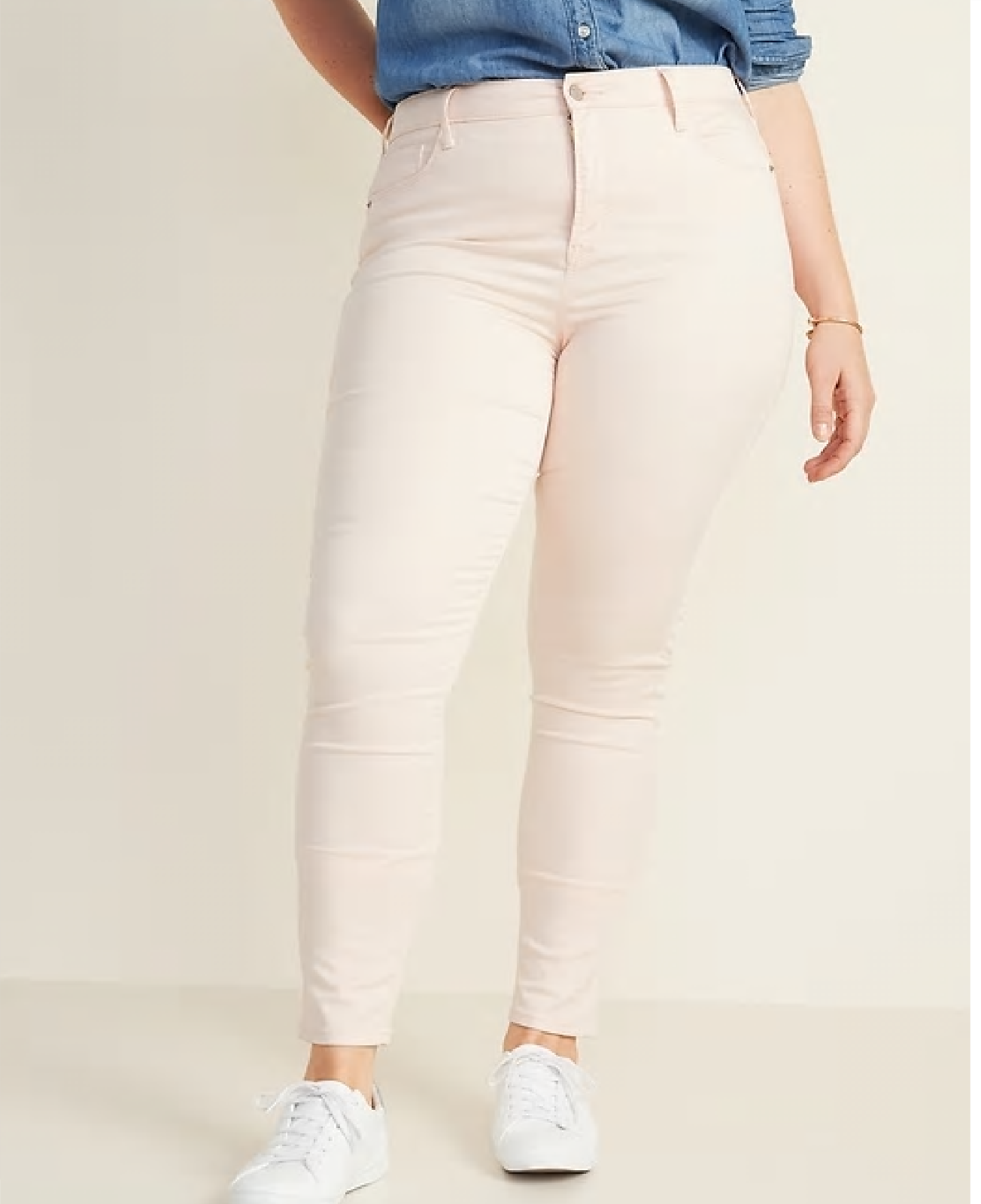 Old Navy Women s Size 8 Rockstar Sateen Peachy Soft Pants Super Skinny High Rise eBay