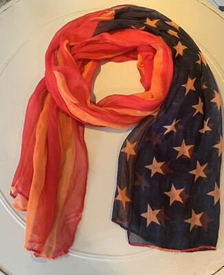 USA United States of America Schal Tuch top Stola Stars and Stripes 4th of July