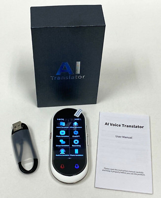 Language Translator Device, ChatGpt, AI, Support 138 Languages, (VORMOR-Z8)