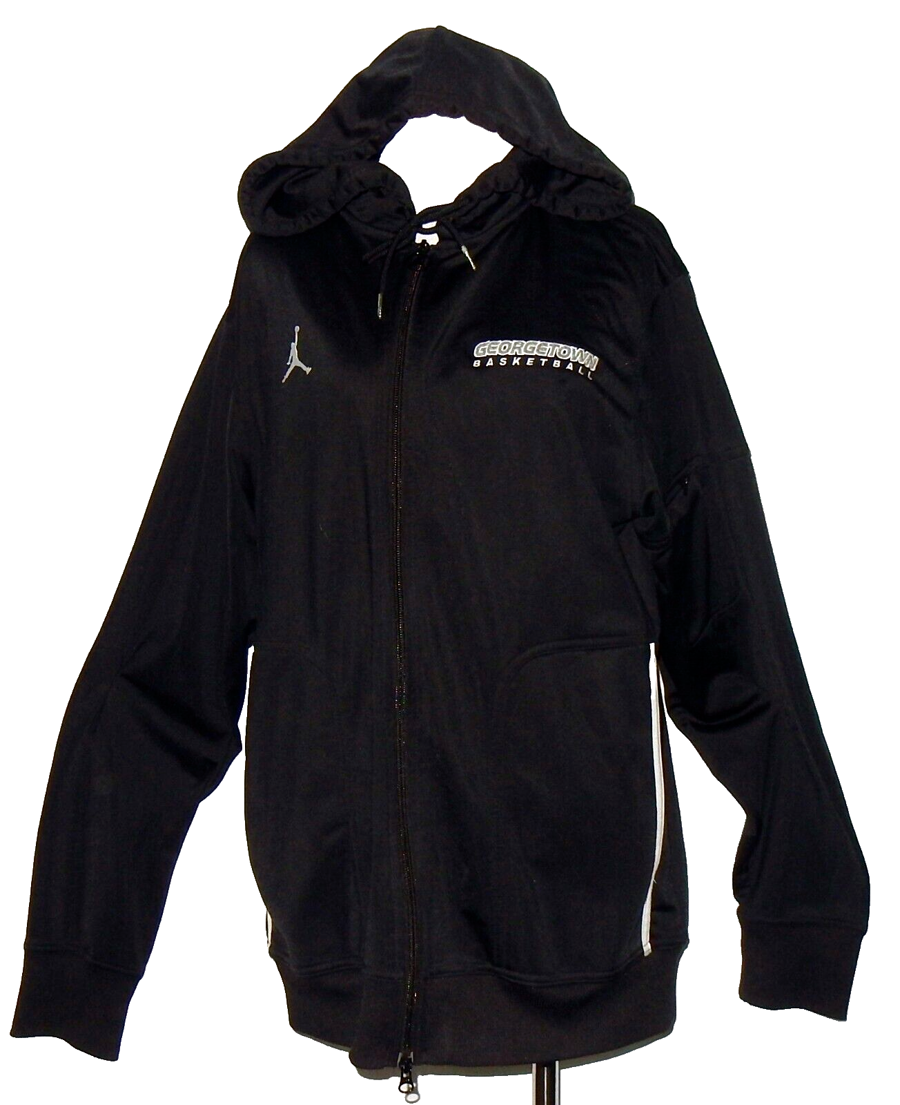 Georgetown Basketball Men's Black Hoodie Size Small Jacket Georgetown Basketball Men's Black Hoodie Size Small Jacket