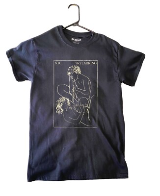 XTC Skylarking T-Shirt Black 80s New Wave Talking Heads XTC Skylarking T-Shirt Black 80s New Wave Talking Heads