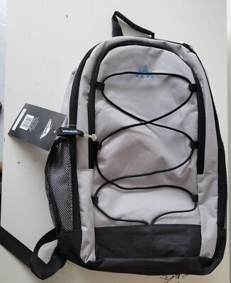 Trail Maker Backpack 17''x12''x5.5'' Book Bag School Lightweight Light Gray