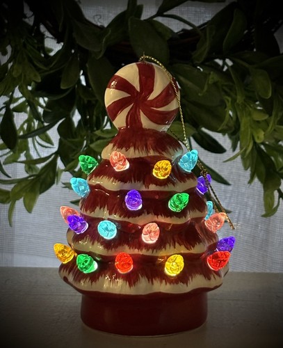 Snow Man Glows Sno Vintage retro style Advertising Metal Sign 12”X 8” Christmas