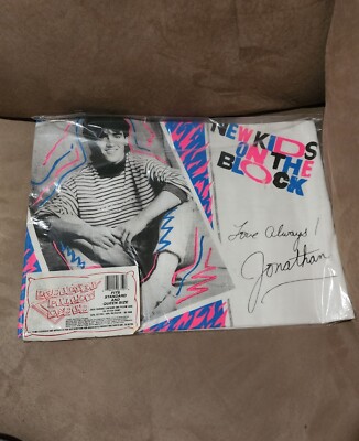 Sealed Vintage 1990 New Kids on the Block Jonathan Knight Std / Queen Pillowcase