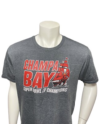 Fanatics Tampa Bay Buccaneers Mens Casual Shirt Size Large Super Bowl LV Go Bucs