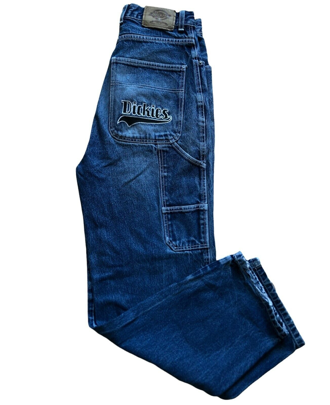 Dickies Vintage Cargo Pants Jeans Rare Blue Y2K Mens Hype Dickies Vintage Cargo Pants Jeans Rare Blue Y2K Mens Hype