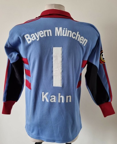 バイエルン 98/00 ユニフォーム Bayern カーン 1998-99 Bayern Munich GK Shirt Kahn #1 - 8/10 - (L)