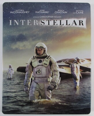 NM STEELBOOK ''Interstellar'' Blu-Ray+DVD IMAX Film Cell 2014 3-Disc Set TARGET