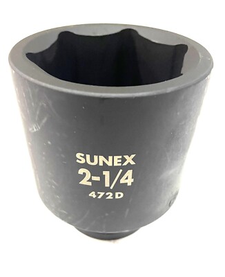 Sunex 472D 2-1/4'' 3/4'' Drive 6 Point Deep Impact Socket Standard Tools 6pt SAE