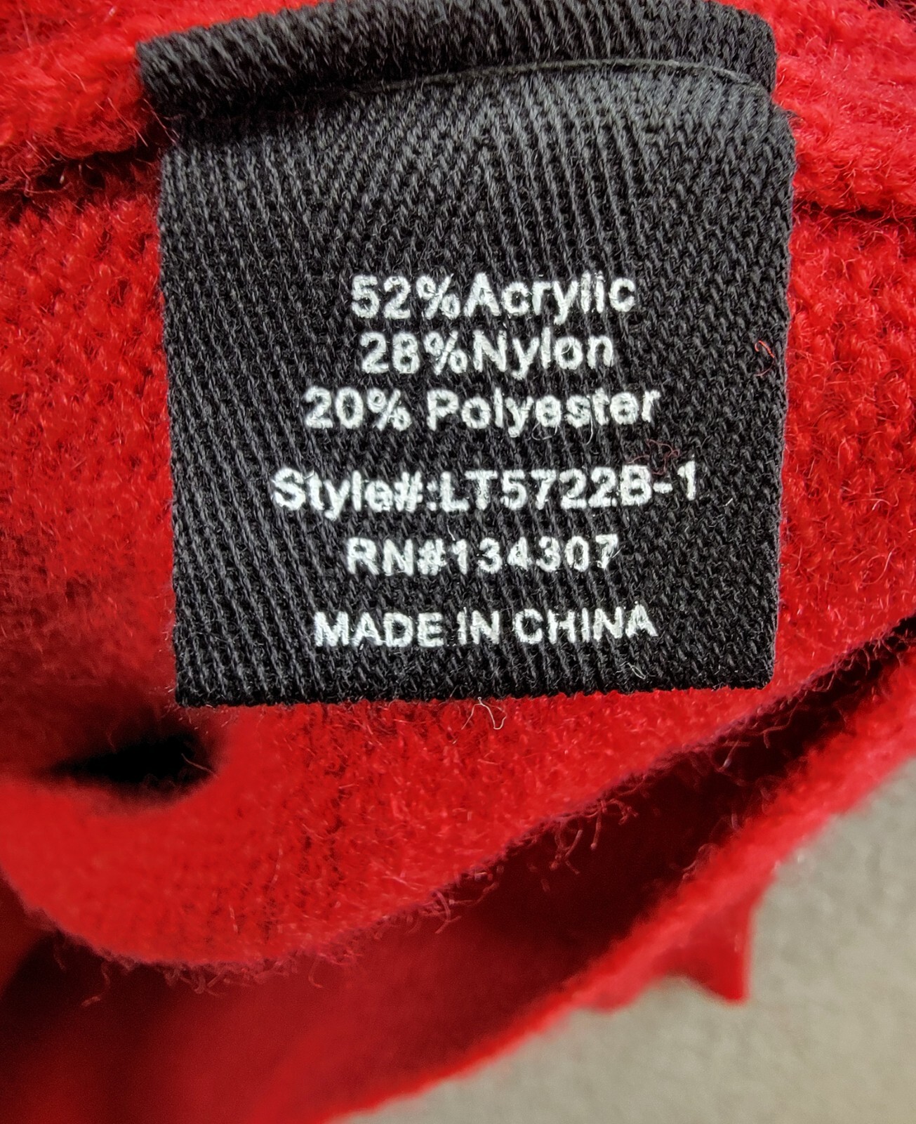 Line & Dot Double Layer Sweater Women's S Red Round Neck Long Sleeve Pullover - Picture 16 of 20