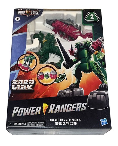 ✓ Power Rangers DINO FURY Zord Link ANKYLO HAMMER ZORD