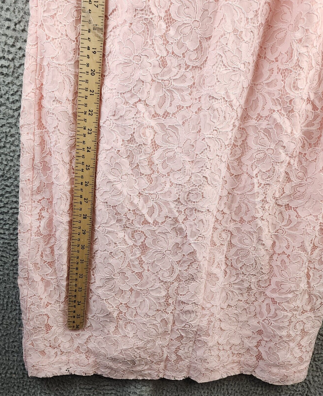 Lauren Ralph Lauren Floral Lace Sheath Dress Women's 18 Oink Opal Short Sleeve - Picture 9 of 14