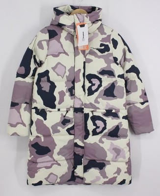 BERGHAUS WOMENS COMBUST REFLECT LONG JACKET PUFFER S /UK 10 NAT/PUR RRP £250 IB