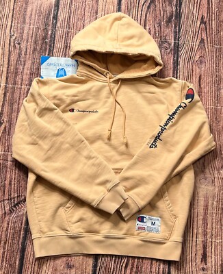 supreme x champion products hoodie black size medium