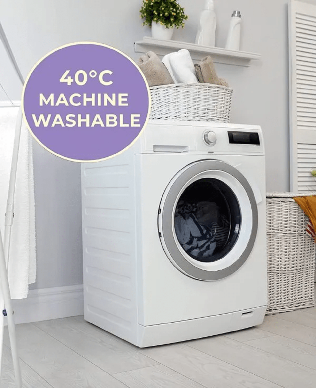 Egyptian Cotton Pillow Protectors with Zipper Standard Qeen King Size