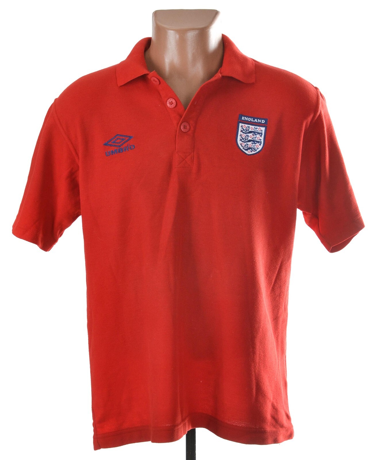 Umbro イングランド代表 2000年ホームシャツ Lサイズ 未使用品 ENGLAND NATIONAL TEAM 1999/2001 FOOTBALL POLO SHIRT UMBRO