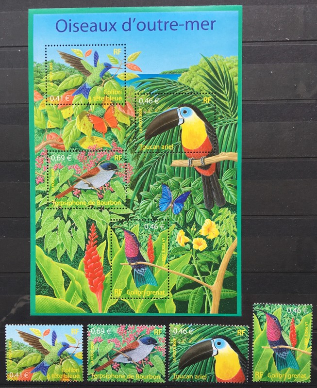 France Bloc-Feuillet NÂ° 56  + Timbre NÂ° 3548 Ã  NÂ° 3551 Neuf Luxe **