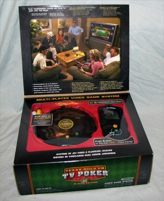 tv video game system poker texas hold em 6 player edition