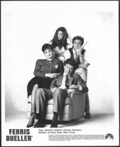 Jennifer Aniston Pre-Friends 1990 Original TV Cast Promo Photo Ferris Bueller 