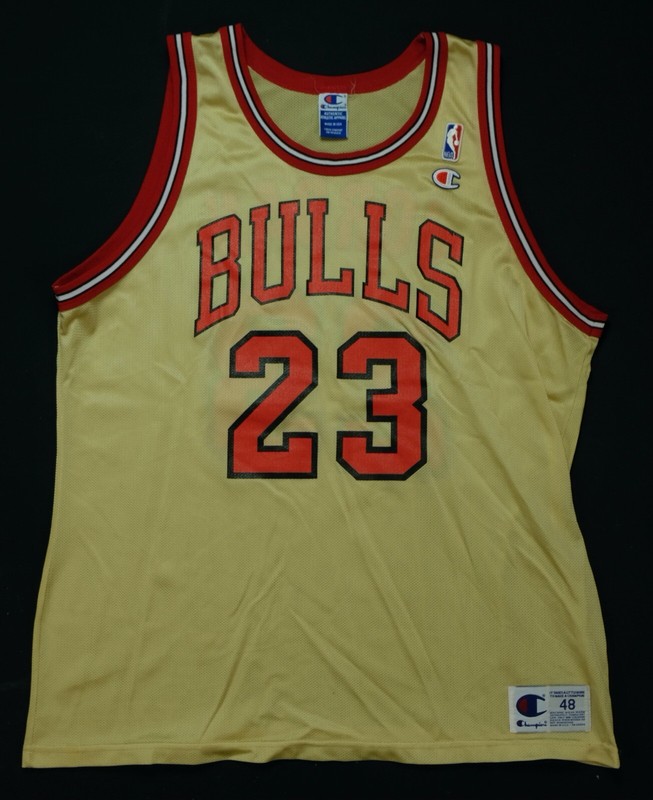 gold bulls jersey