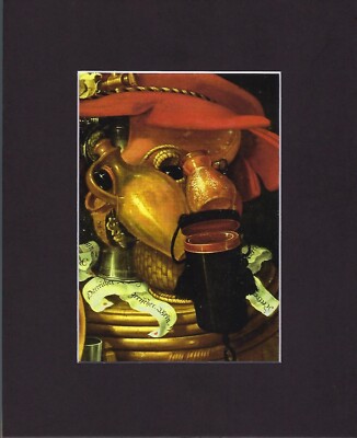 8X10'' Matted Print Art Picture: Giuseppe Arcimboldo, The Waiter, detail