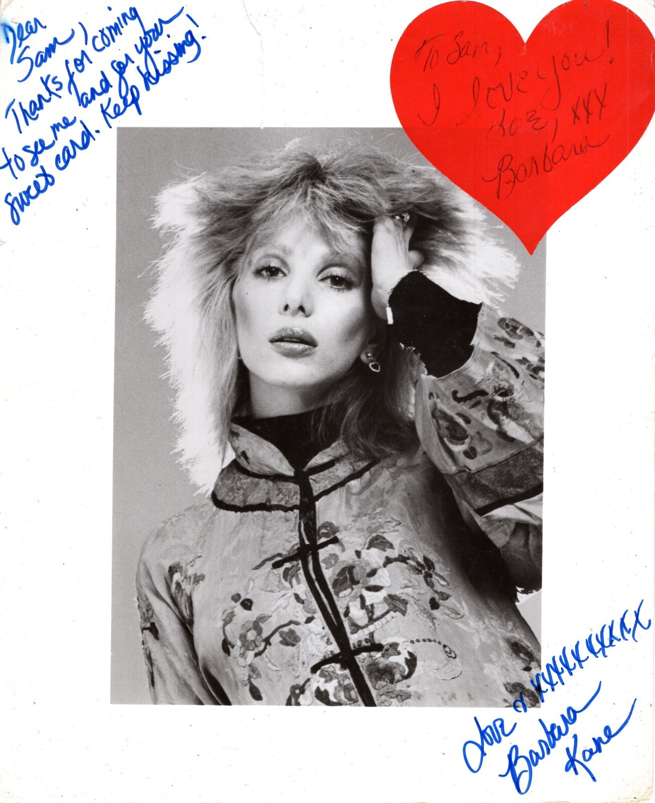 Barbara Garrison Kane Model Actress Hand Signed Autograph Barbara Garrison Kane Model Actress Hand Signed Autograph