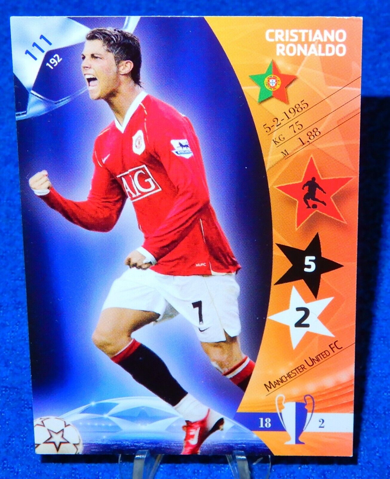 Cristiano Ronaldo 2006-07 Manchester United Panini #111