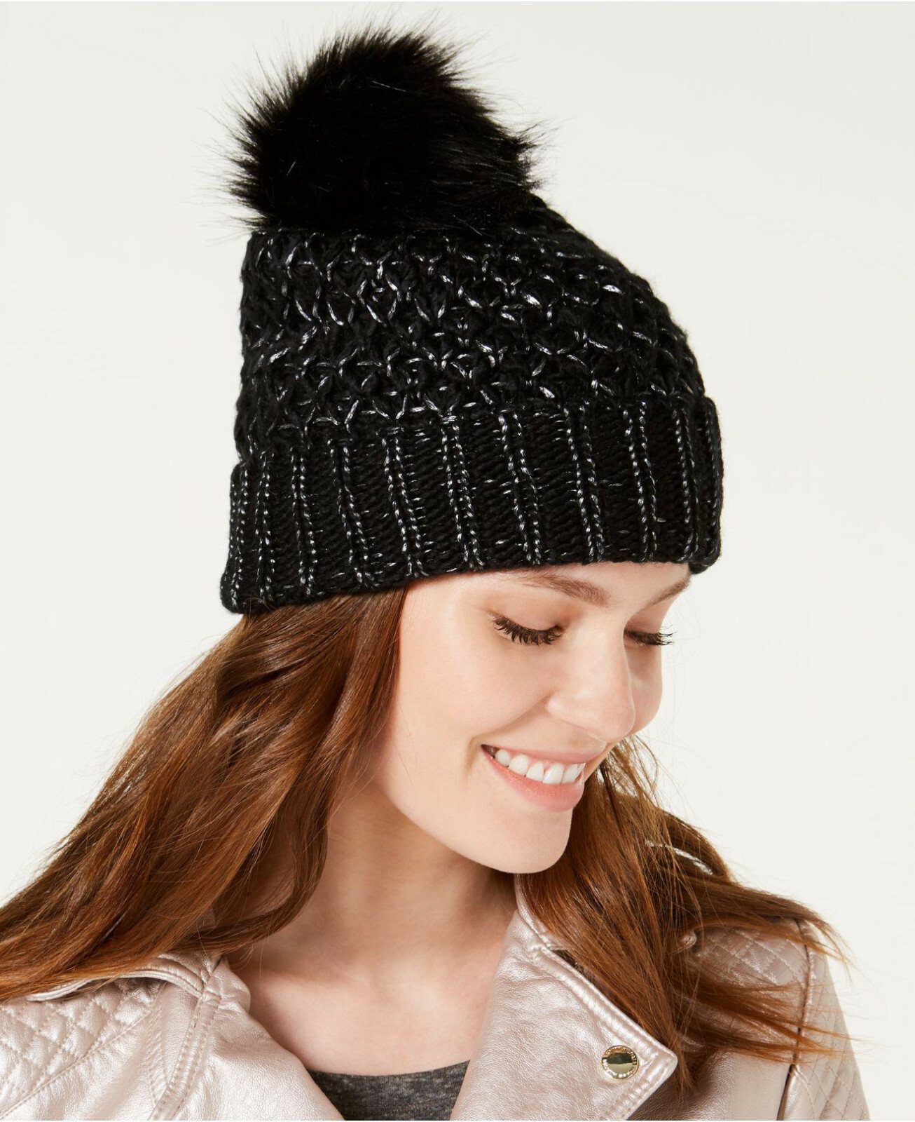 steve madden pom pom hat