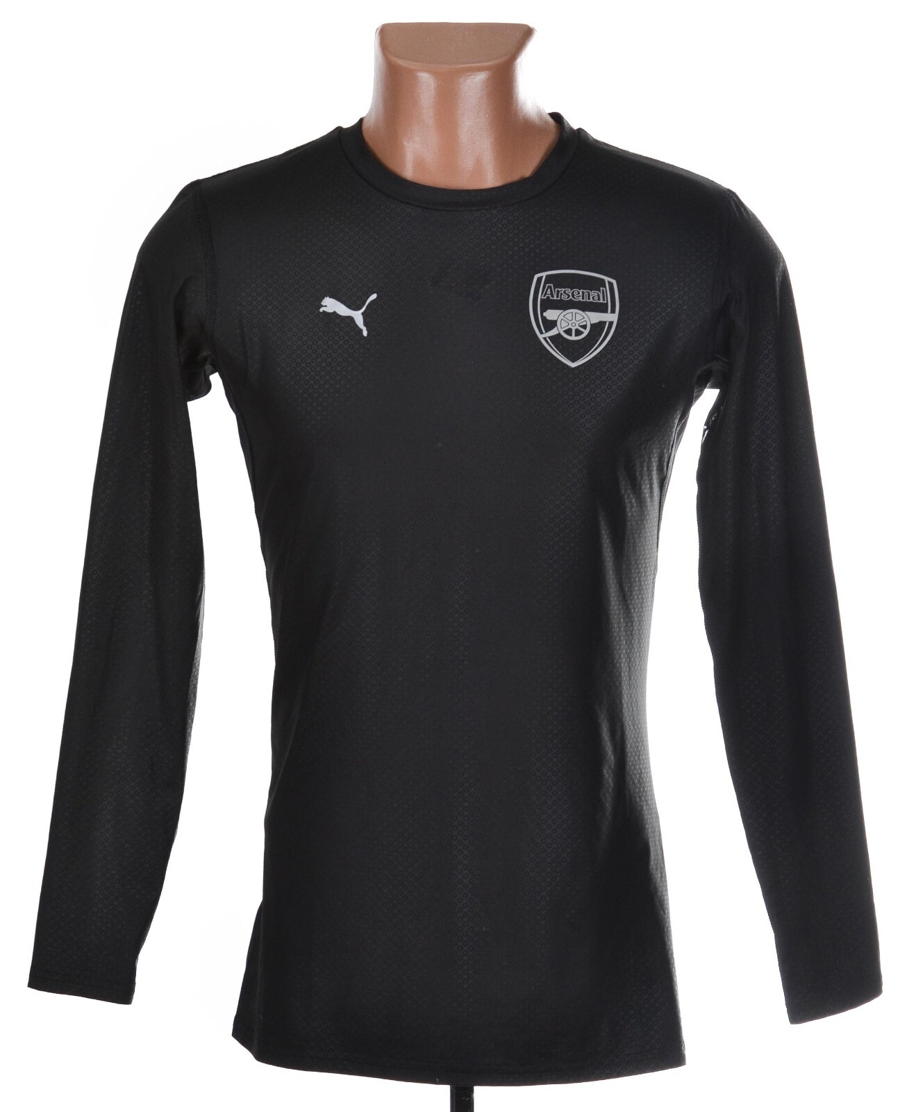 Arsenal, トレーニングウェア, Lサイズ, PUMA ARSENAL 2017/2018 FOOTBALL COMPRESSION TRAINING TOP PUMA