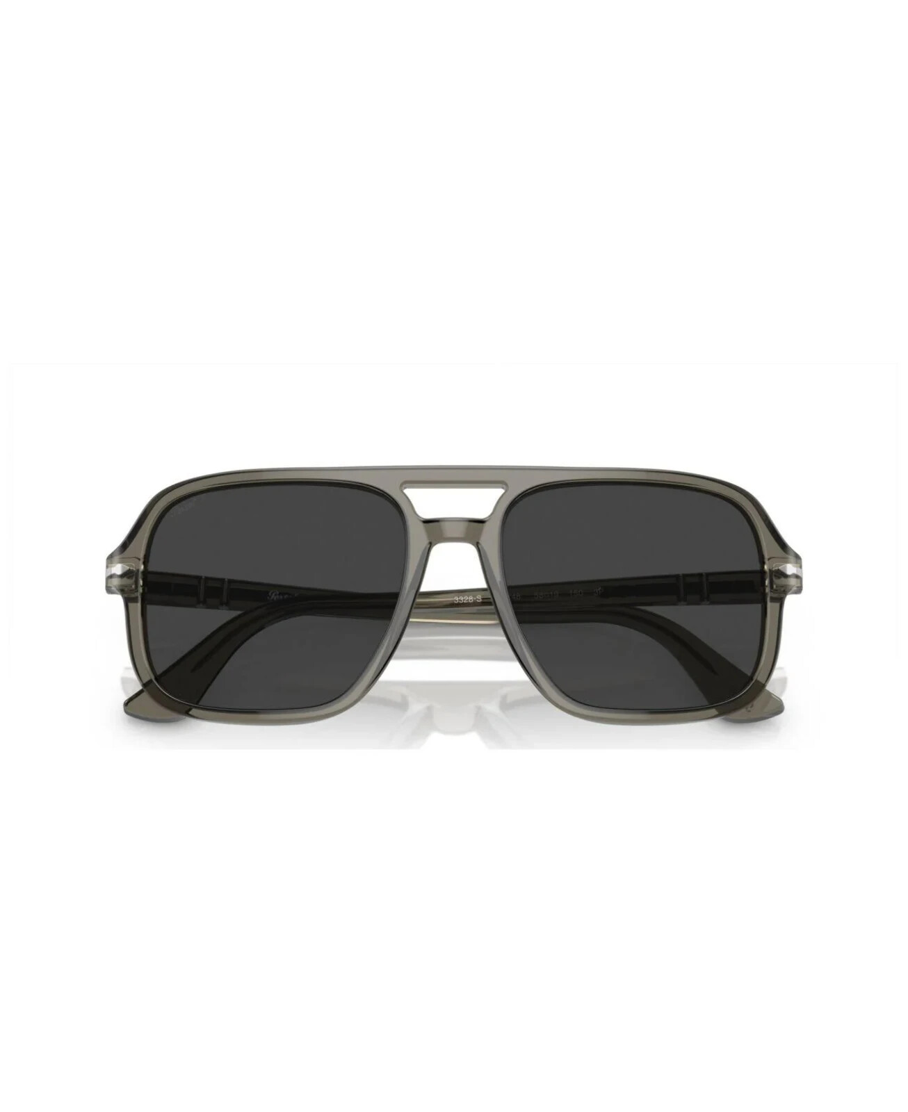 Pre-owned Persol Authentic  Po3328s 110348 55mm Smoke/black Polarized Lens