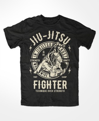 Jiu-Jitsu T-Shirt Kampfsport Muay Thai MMA Funshirt Boxen Judoka Krav Maga 