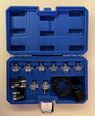 10PC Fuel Injector Ignition Tester Kit For Electrical Issue w/ Noid Lights Cable