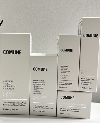 Authentic $176 Comune Essentials Collection Kit 5 Piece Set Full Size New