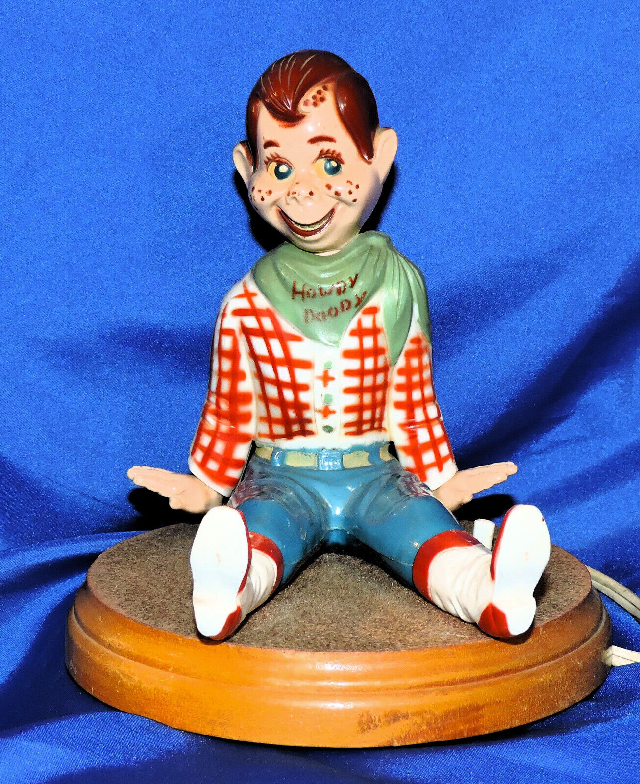 Antique Vintage Original Howdy Doody Lamp Night Light Table Antique Vintage Original Howdy Doody Lamp Night Light Table